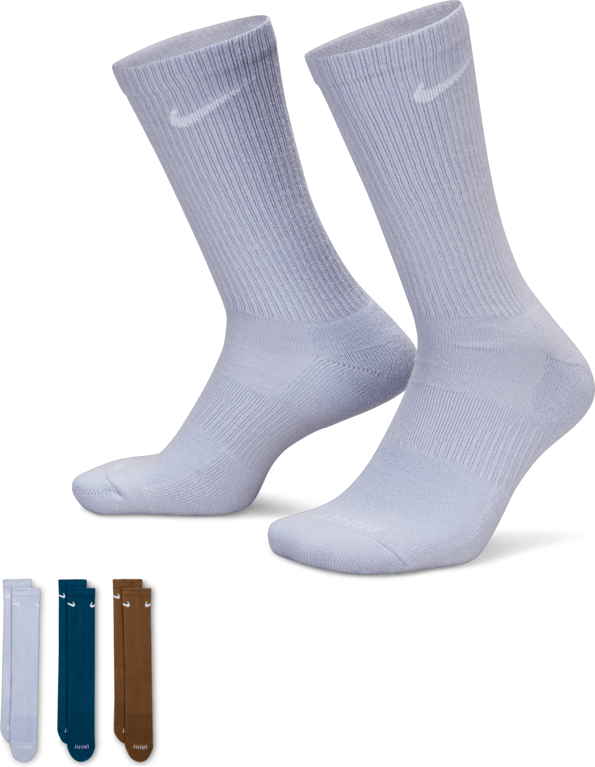 Čarape Nike Everyday Plush Cush Crew Socks (3 pairs) Plava | sx6888-970, 0