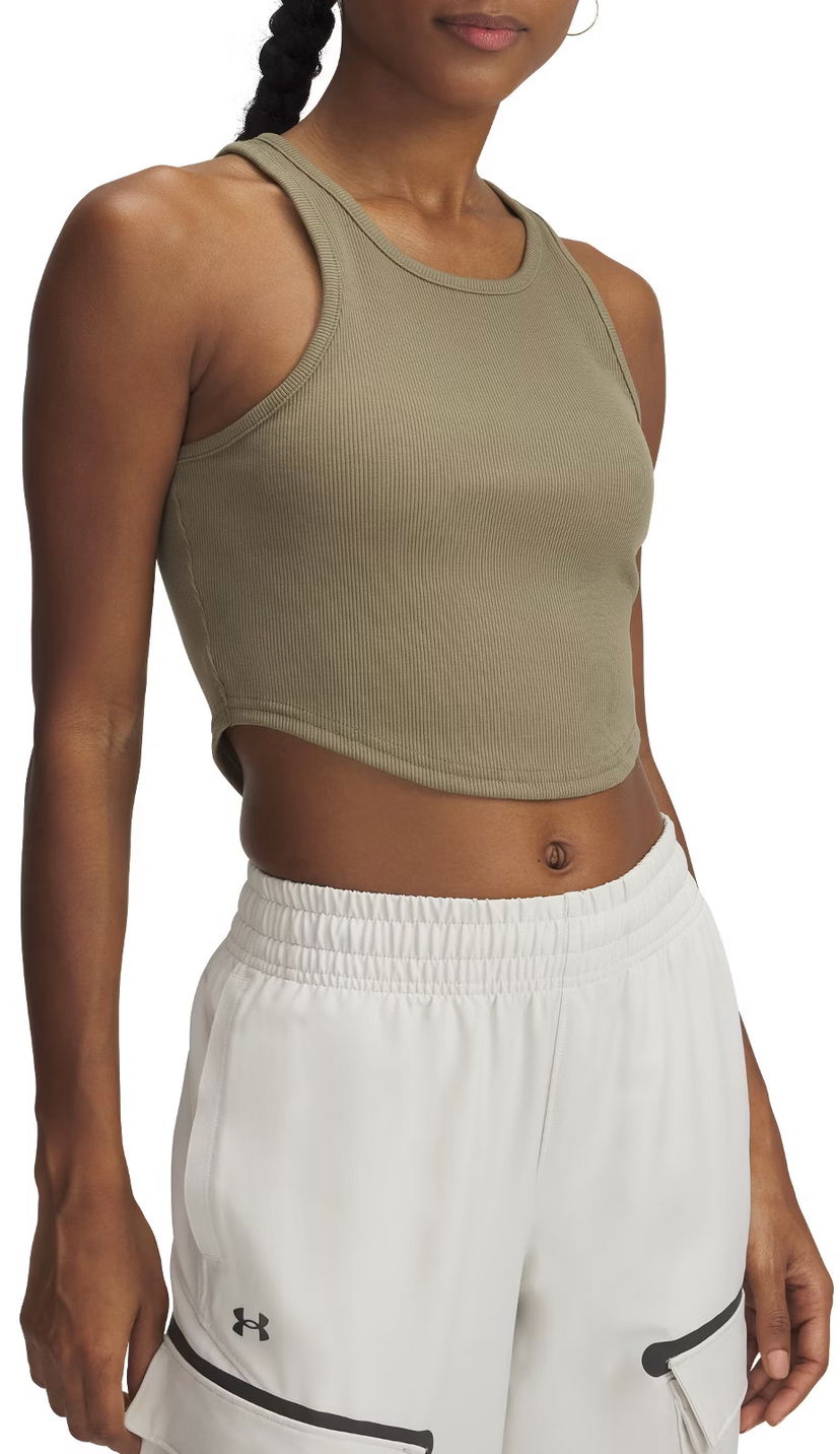 Majica bez rukava Under Armour Under Armour UA Rival Rib Tank Top Zelena | 1389798-251
