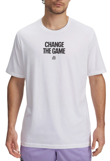 Majica kratkih rukava Under Armour Curry Playable T-Shirt Bijela | 6007304-100, 0