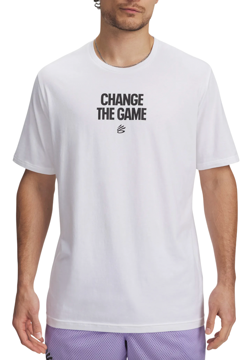 Majica kratkih rukava Under Armour Curry Playable T-Shirt Bijela | 6007304-100
