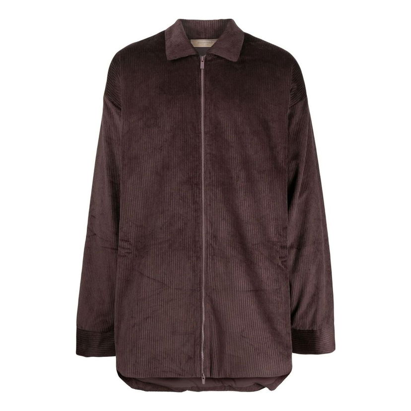 Jakna Fear of God Essentials Corduroy Shirt Jacket Smeđa | 202BT224125F