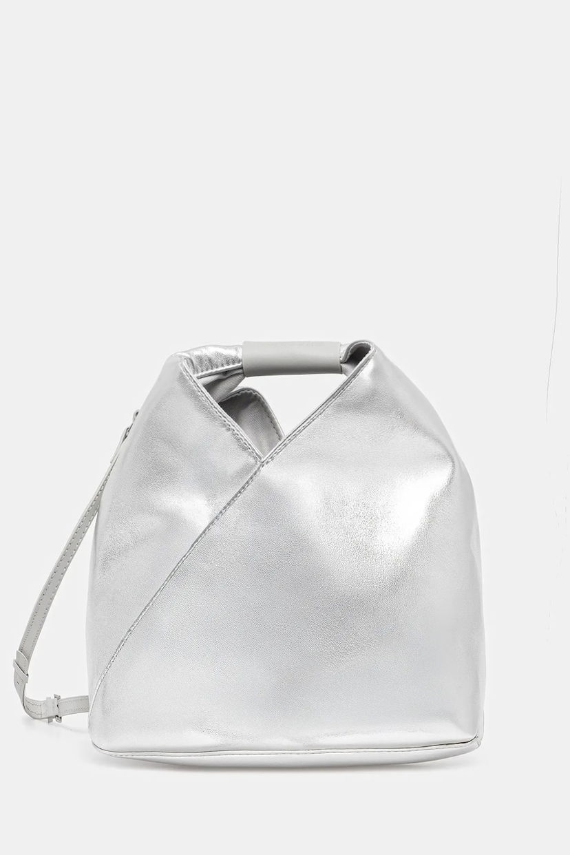 Ručna torbica Maison Margiela MM6 Maison Margiela Metallic Crossbody Bag Metalik | SB6WD0026.P8496.T9002