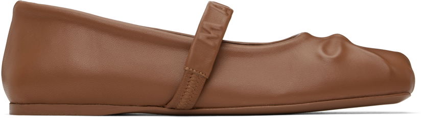 Tenisice i cipele Marni Marni Mary Jane Ballerina Flats Smeđa | MJMS007700 P3628