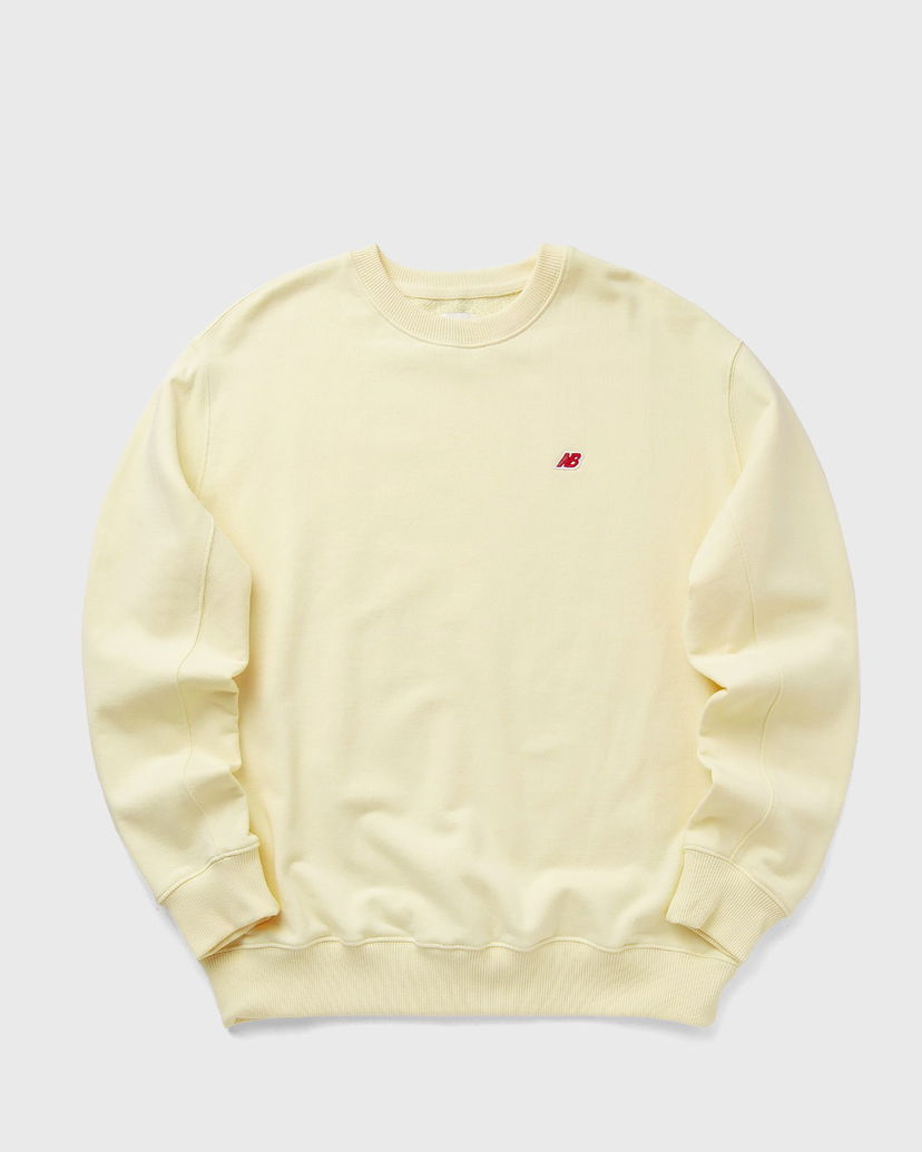 Dukserice New Balance Crewneck Sweatshirt Žuta | MT43541-CAU
