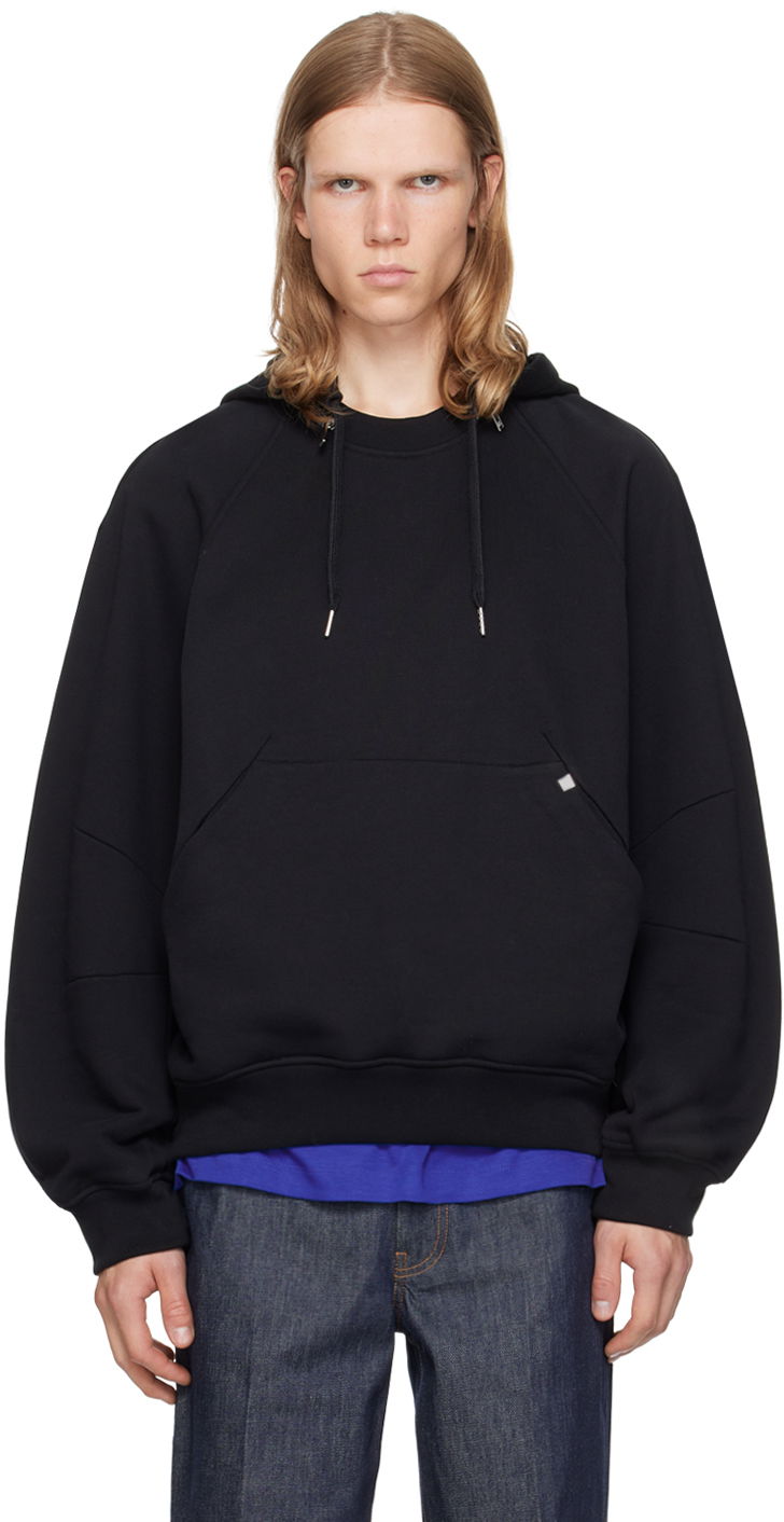 Dukserice Helmut Lang Apex Zip Hoodie With Kangaroo Pocket Crna | O06HM502