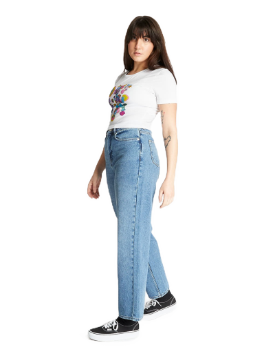 Majica kratkih rukava Footshop Romanian Artist Croptop Bijela | FTSHP_65