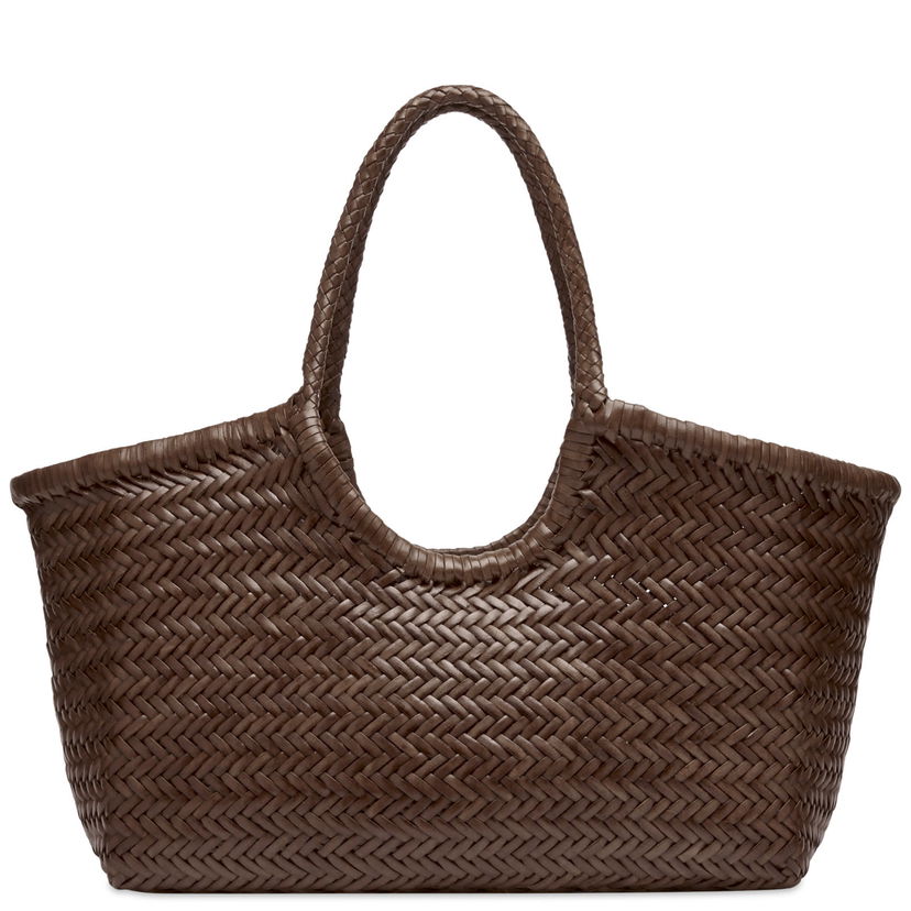 Ručna torbica Dragon Diffusion Nantucket Basket Bag Smeđa | 8822-DARKBROWN