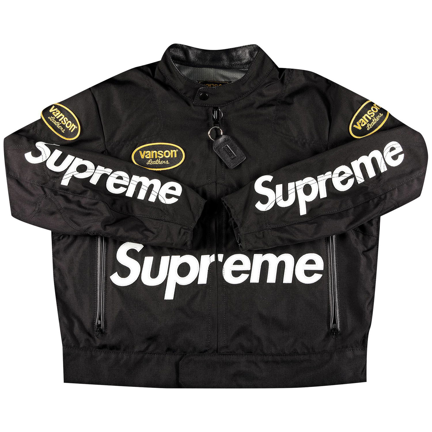 Jakna Supreme Vanson Leathers Cordura Jacket Crna | SS21J23 BLACK, 1