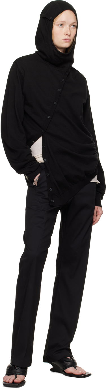 Džemper Post Archive Faction (PAF) 8.0 Center Knit Asymmetrical Hoodie by Post Archive Faction (PAF) Crna | 8.0 KHC-B, 3