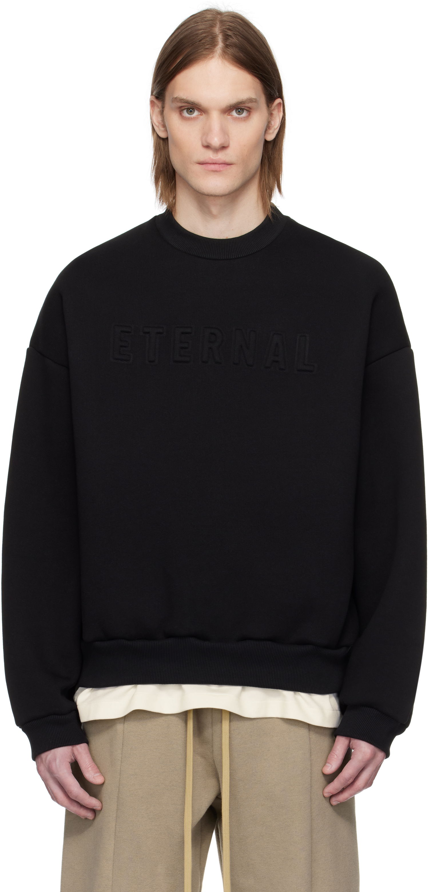Dukserice Fear of God Fear of God 'Eternal' Fleece Sweatshirt Crna | FGE250-5141FLC, 0