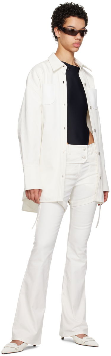 Body Courrèges Courrèges Twist One Shoulder Bodysuit Crna | 123JBD038PA0043, 4