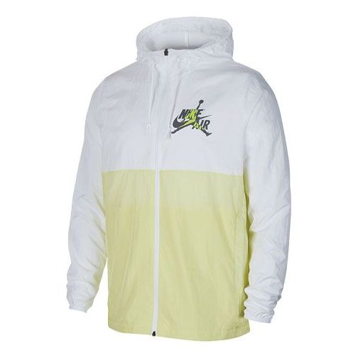 Vjetrovka Jordan Jordan Alphabet Print Hooded Jacket Bijela | CK2218-100