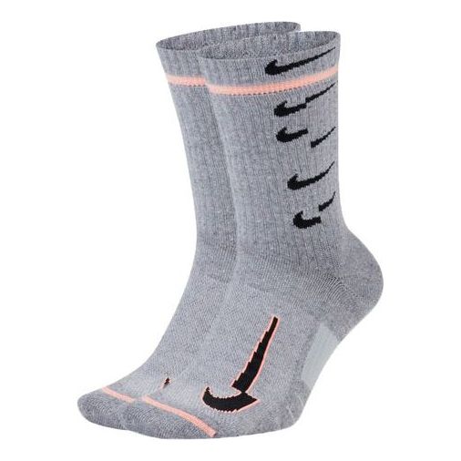 Čarape Nike Multiplier Crew Socks Siva | CK5672-050