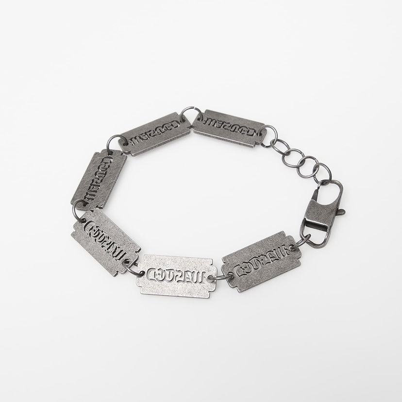 Narukvica Wasted Paris Wasted U Sharp Razor Blade Bracelet Siva | WP_000312