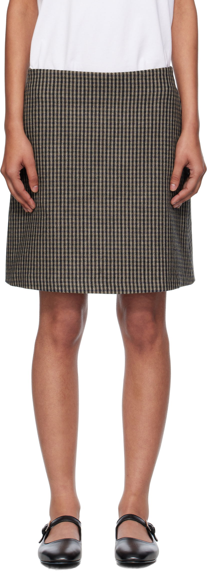 Suknja A.P.C. A.P.C. Adelma Gingham Mini Skirt Višebojno | WOASP-F06456