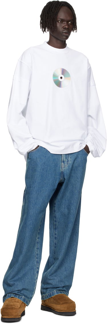 Majica kratkih rukava VETEMENTS Vetements CD Reworked Long Sleeve T-Shirt Bijela | UH76LS780W, 3