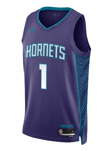Dres Jordan Dri-FIT NBA Charlotte Hornets Statement Edition 2022 Swingman Jersey Tamnoplava | DO9520-567