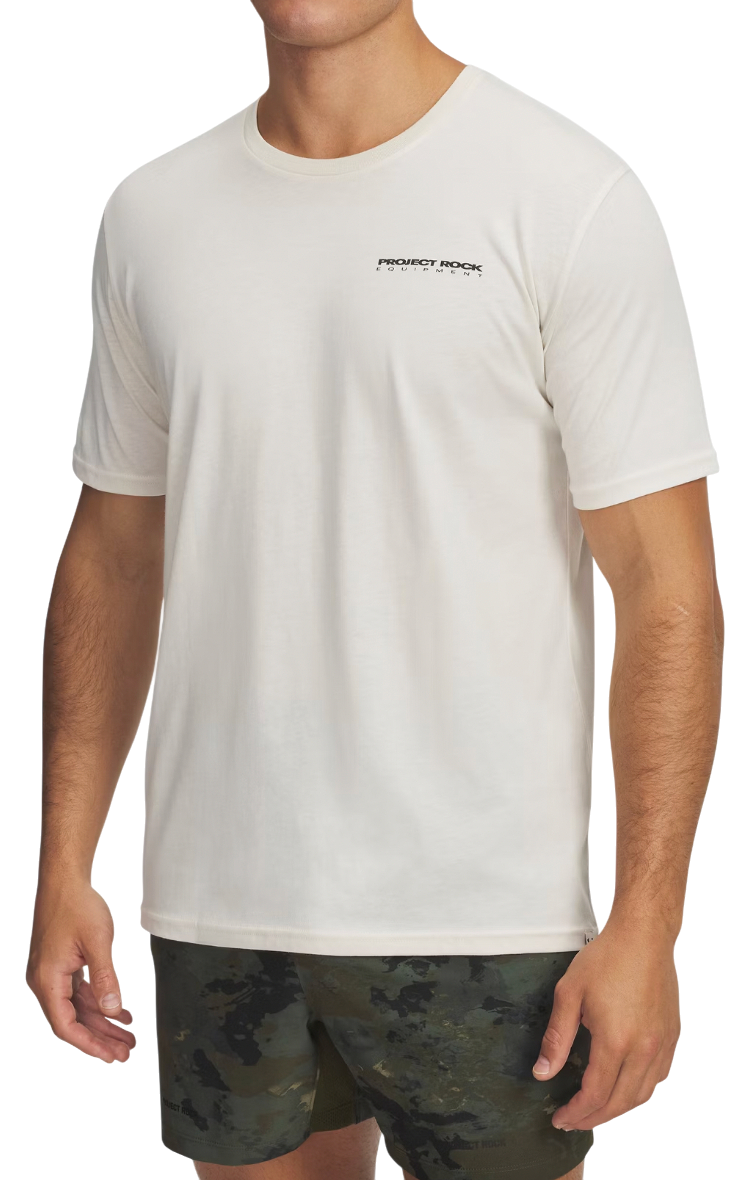 Majica kratkih rukava Under Armour Project Rock Equipment Short-Sleeve T-Shirt Bež | 6005047-279