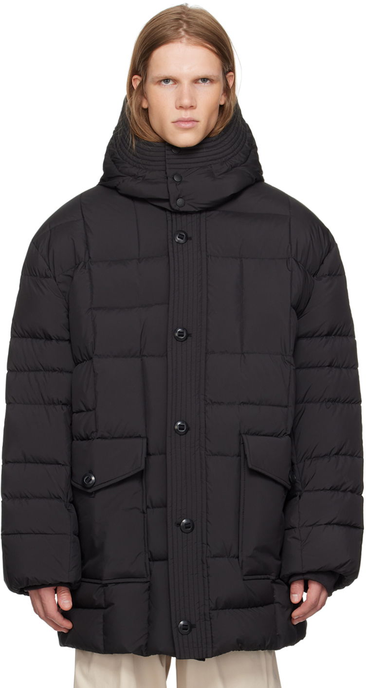 Jakna KENZO Black Paris Weave Jacket Crna | FE65OU3129NL