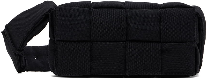 Torba za rame Bottega Veneta Bottega Veneta Padded Tech Cassette Bag Crna | 718398 VMBN4, 0