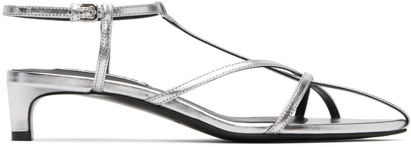 Tenisice i cipele Jil Sander Jil Sander Cage Low Heel Sandals Metalik | J15WP0129_P4836