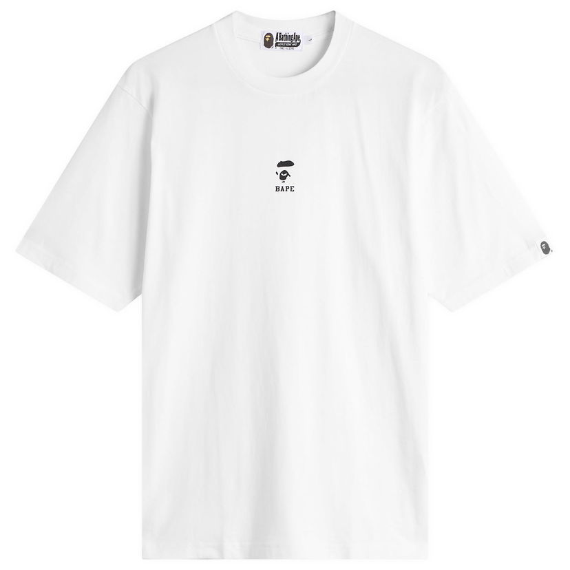 Majica kratkih rukava BAPE Ape Face Shrunk T-Shirt Bijela | 001CSL801309M-WHT