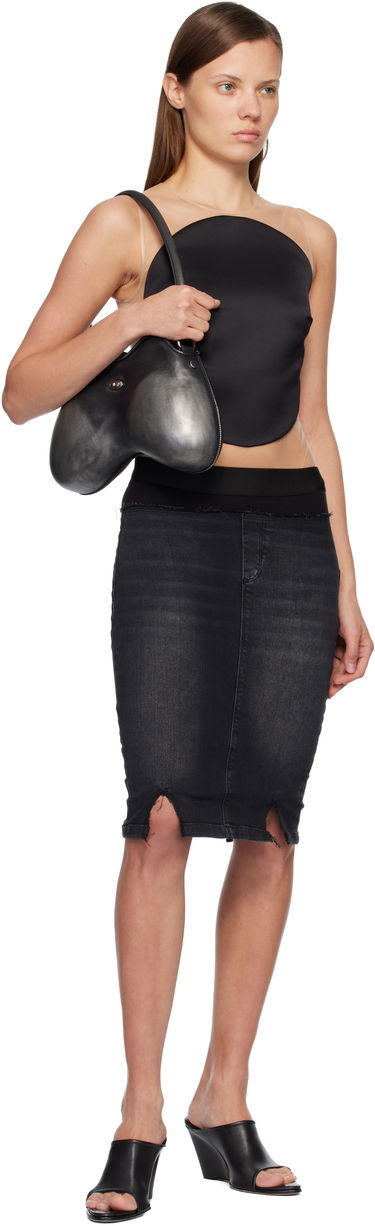 Torba za rame Diesel Double-D Shoulder Bag Crna | X10327 P8241, 3