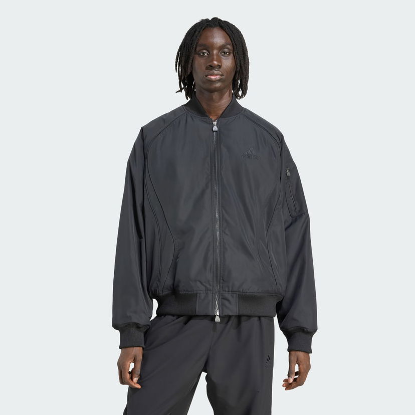 Bomber jakna adidas Performance Teamgeist Padded Bomber Jacket Crna | JW3498