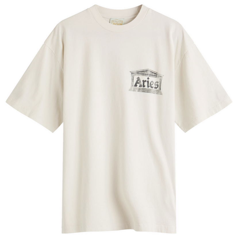 Majica kratkih rukava Aries Aged Ancient Temple Graphic Tee, Size Large Bež | AR60031-OWT