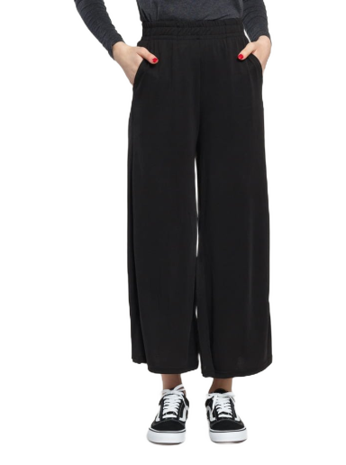 Hlače Urban Classics Modal Culotte Crna | TB2597