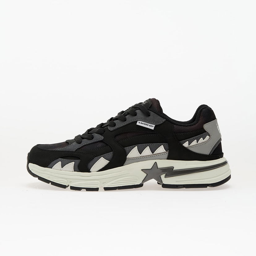 Tenisice i cipele BAPE Bathing Ape Shark Sta 1 Crna | 001FWL301319MBLK