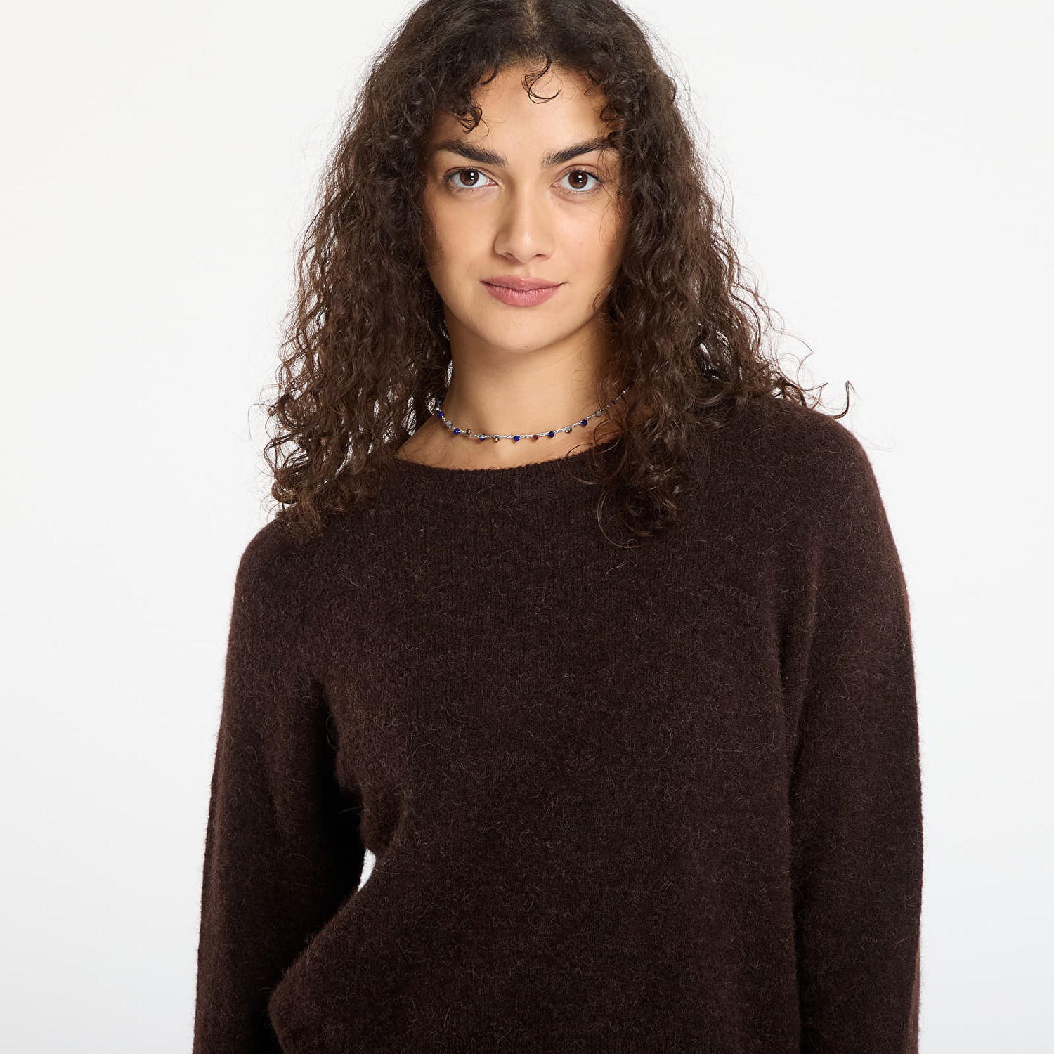 Džemper Samsoe Samsoe Short Crew Neck Sweater Nor O-N Smeđa | F00022152_191111TCX, 1