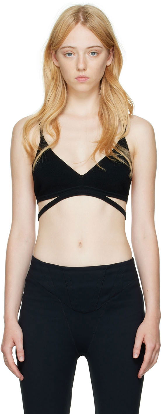 Grudnjak Dion Lee Dion Lee Cut-Out Bra Crna | A7619P22