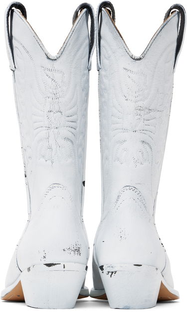 Odjeća Maison Margiela MM6 Maison Margiela Painted Cowboy Boots Bijela | S66WW0093 P8299, 1