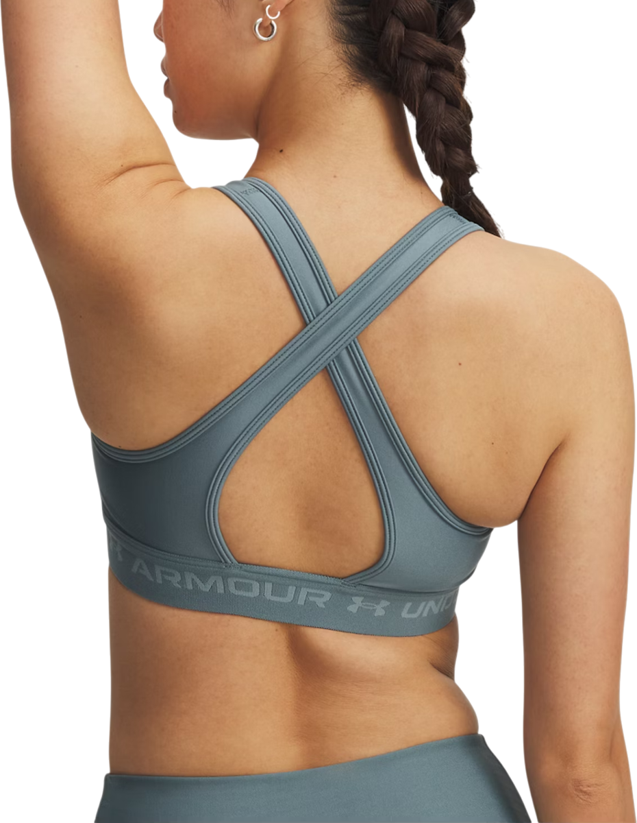 Grudnjak Under Armour Crossback Mid Bra Plava | 1361034-587, 1