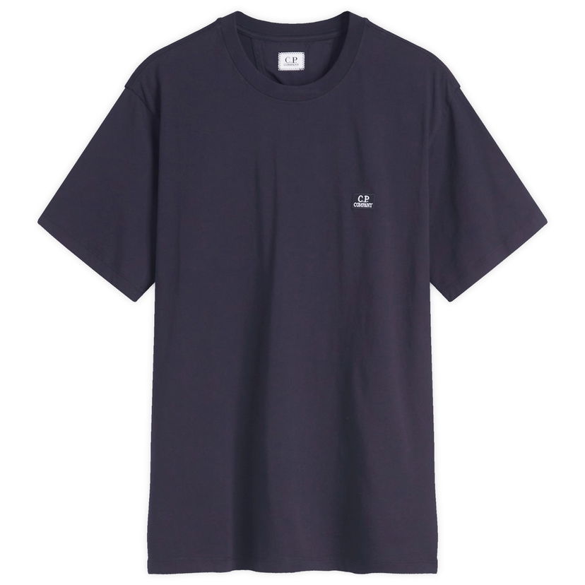 Majica kratkih rukava C.P. Company C.P. Company 30/1 Logo Patch T-Shirt, Size Large Tamnoplava | 18CMTS031A-005100W-888
