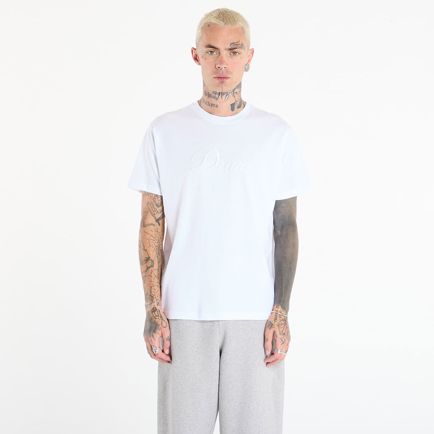 Majica kratkih rukava Dime Dime Cursive T-Shirt Bijela | DIMEFA2574WHT, 0