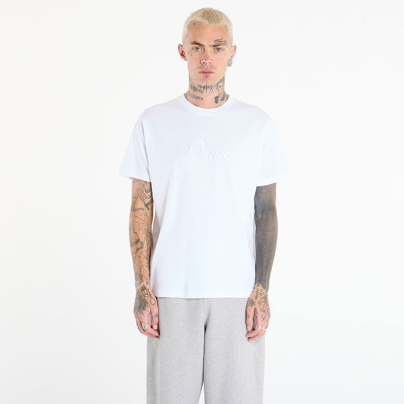 Majica kratkih rukava Dime Dime Cursive T-Shirt Bijela | DIMEFA2574WHT