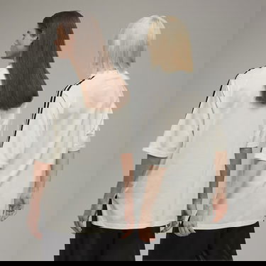 Majica kratkih rukava Y-3 3-Stripes Tee Bež | HZ8871, 3