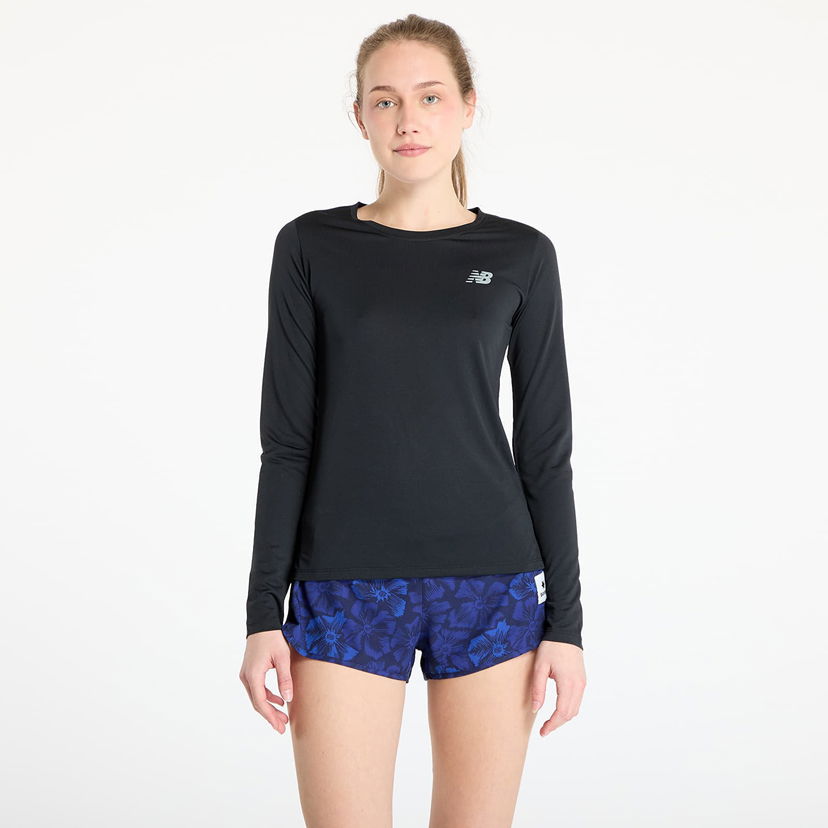 Majica kratkih rukava New Balance Long Sleeve Sport Tee Crna | WT51245BK