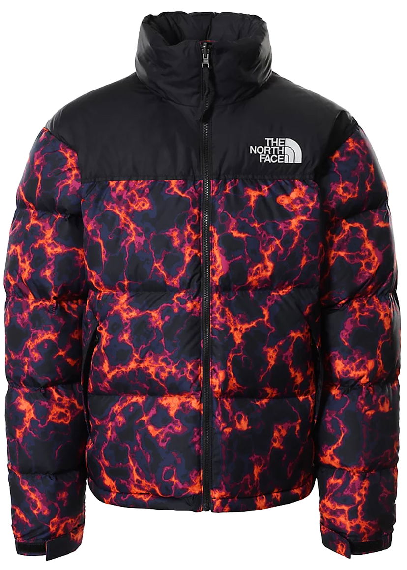 Pernata jakna The North Face 1996 Printed Retro Nuptse 700 Fill Packable Jacket TNF Black Marble Camo Print Crna | NF0A5IX4-29K