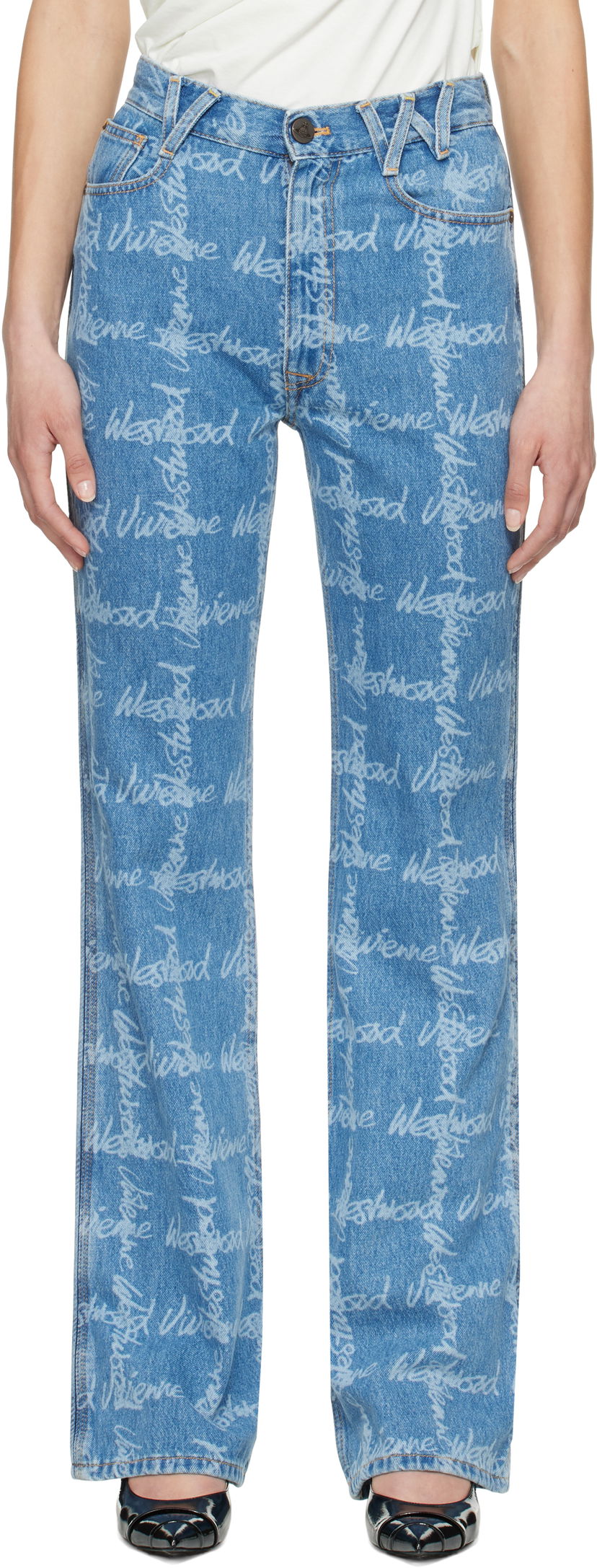 Jeans Vivienne Westwood Vivienne Westwood Ray 5 Pocket Jeans Plava | 1902002B-W014I-
