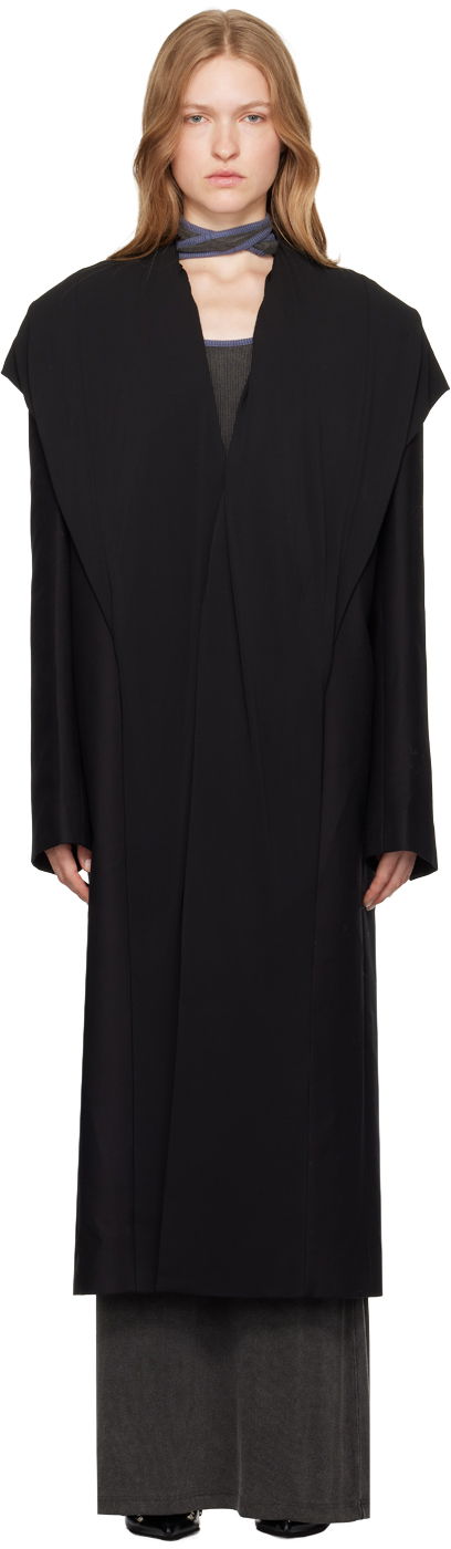 Kaputi Y/PROJECT Draped Hood Coat Crna | 201CO003
