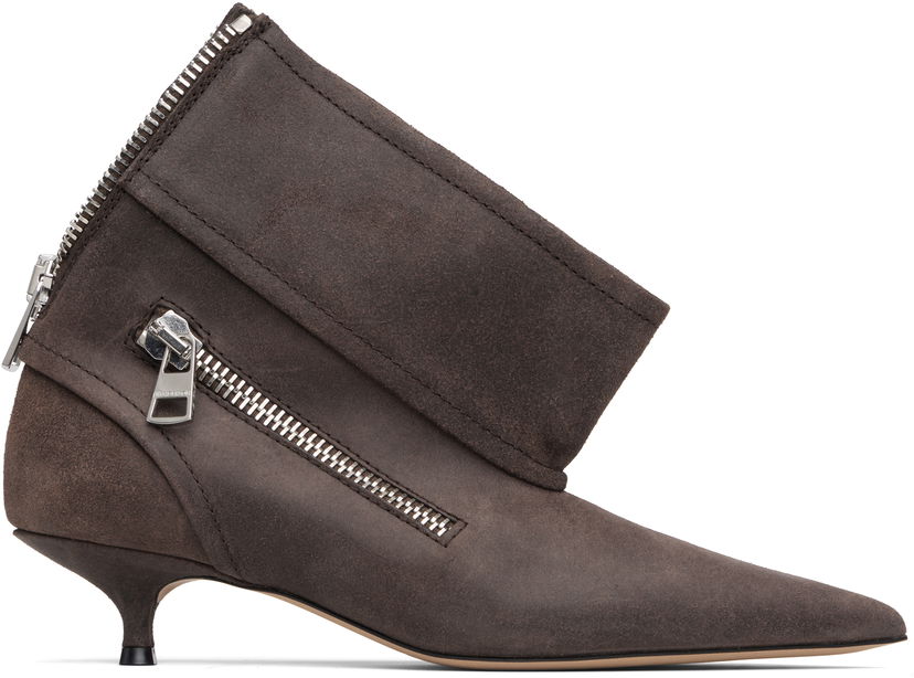 Tenisice i cipele JW Anderson JW Anderson Biker Kitten Heel Boots Smeđa | BT0105-LA0319