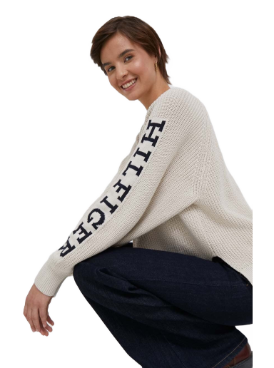 Džemper Tommy Hilfiger Sweater Bež | WW0WW39002