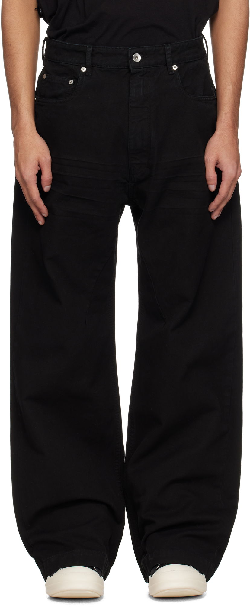 Jeans Rick Owens Rick Owens DRKSHDW Hollywood Geth Jeans Crna | DU01E3351 CVS