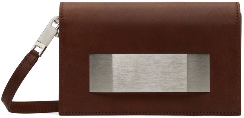 Torba za rame Rick Owens Rick Owens Porterville Griffin Bag Smeđa | RA02D0522 LGE