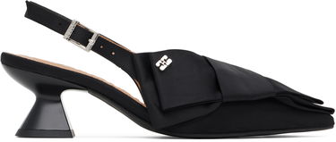 Tenisice i cipele GANNI GANNI Bow Kitten Heel Pumps Crna | S2848, 0