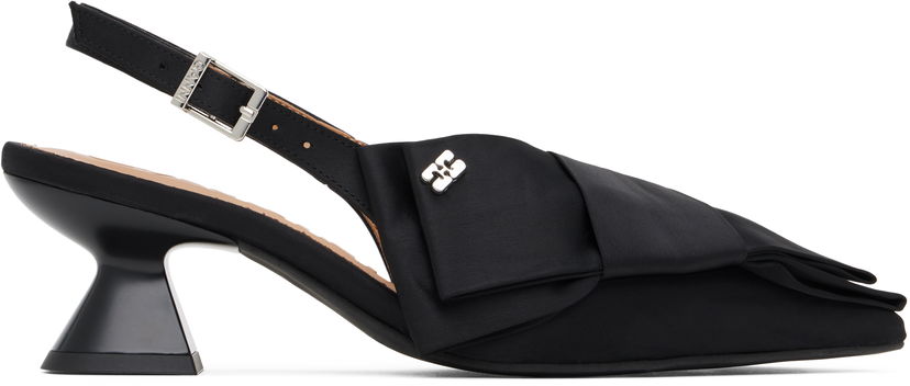 Tenisice i cipele GANNI GANNI Bow Kitten Heel Pumps Crna | S2848