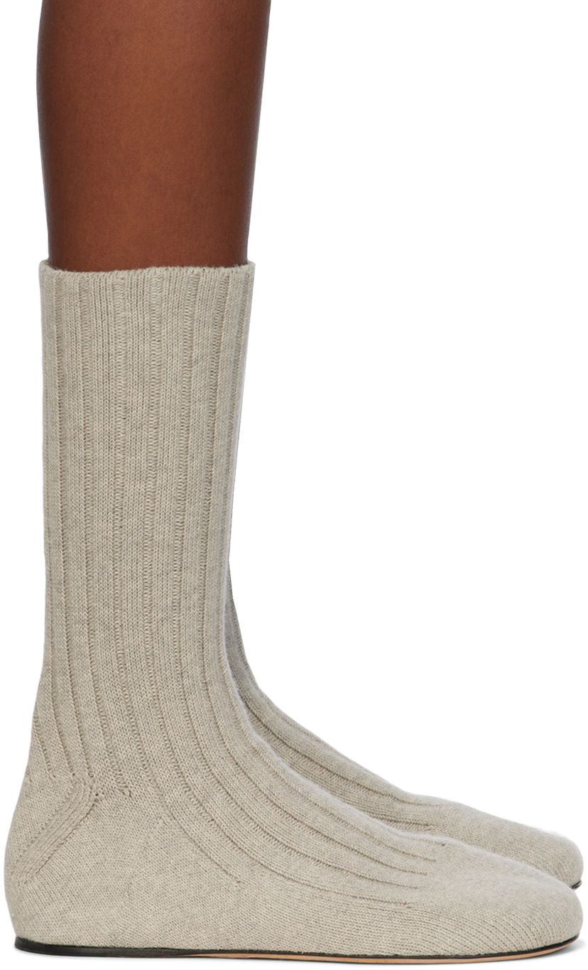 Tenisice i cipele Bottega Veneta Domenica Boots Siva | 776571 V3UZ0